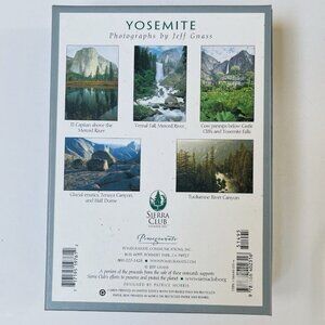 Yosemite Photographs by Jeff Gnass Pomegranate 14 Blank Cards Envelope Box
